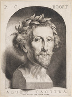 KG 03487
<br/>
Portret Pieter Cornelis Hooft
<br/>
<em>Lutma, Johannes II (1624-1689)</em>